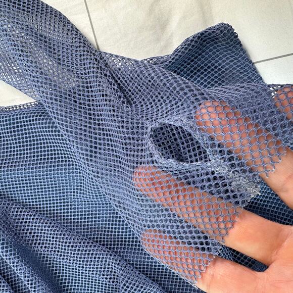 Intimately Free People Bodysuit Womens Large Periwinkle On My Way Mesh Thong - Picture 9 of 11